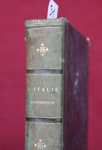 null L’ITALIE PITTORESQUE. Paris 1846, in-4 relié, nombreuses planches HT. 

Quelques...