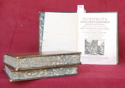 null NUMISMATA IMPERATORUM ROMANARUM. Joannem VAILLANT.

Romae 1743, 3 volumes in-4...