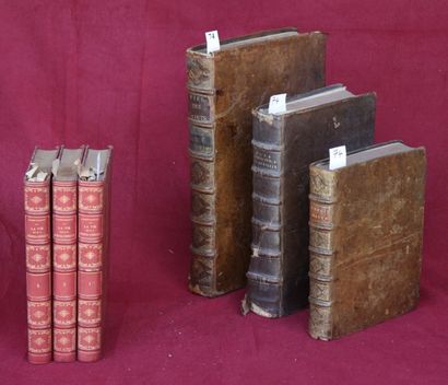 null RELIGION – LOT de 6 volumes XVIII° et XIX° en l’état.