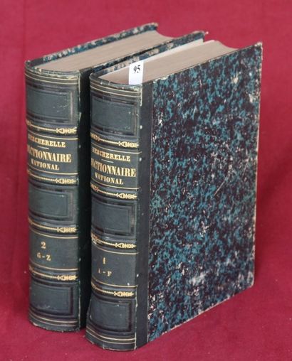 null BECHERELLE – DICTIONNAIRE 1858. 2 volumes reliés.
