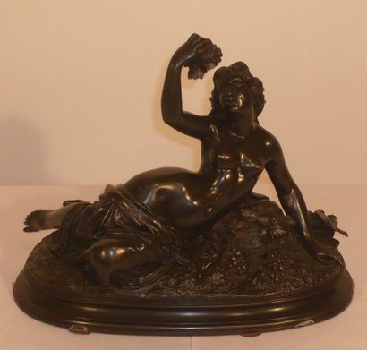 null BRONZE "ALLEGORIE" D'APRES CLODION

En bronze patiné

26 x 31 x 15 cm