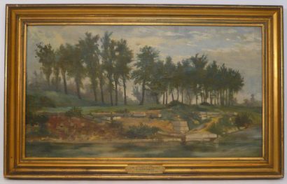 null TABLEAU "LES FORTIFICATIONS DE VALENCIENNES" 

Huile sur toile

Ecole de Barbizon...