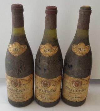 null 3 bouteilles 75cl Aloxe-Corton 1984

Appellation Contrôlée

Vin de Bourgogne

Maison...