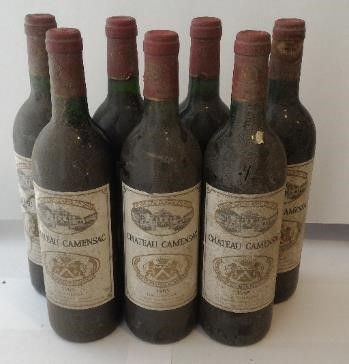 null 7 bouteilles 75cl Château Camensac 1986

Appellation Médoc Contrôlée

Grand...