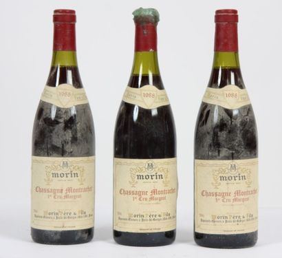 null 3 bouteilles 75cl Chassagne Montrachet 1988

Premier cru Morgeot

Morin Père...