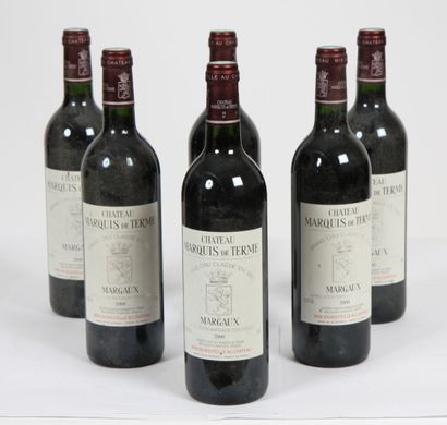 null 6 bouteilles 75cl Château Marquis de Terme Margaux 2000

Appellation contrôlée...