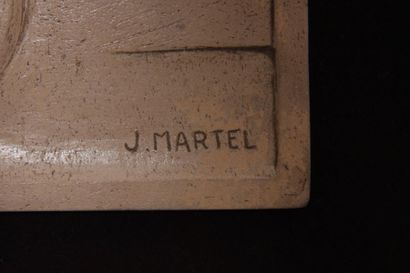 null BAS RELIEF "LE BOLIDE" DE JOEL MARTEL (1896-1966)

Moulage en terre cuite représentant...
