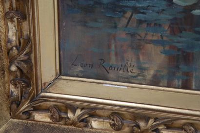 null TABLEAU « SOUVENIR DE TOURAINE » XIXè

Huile sur toile encadrée, signée en bas...