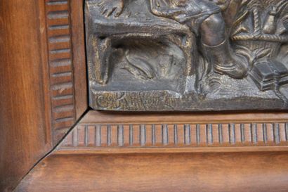 null ENSEMBLE DE DEUX TABLEAUX EN BRONZE "JEUX D'ENFANTS"

Bas reliefs en bronze...