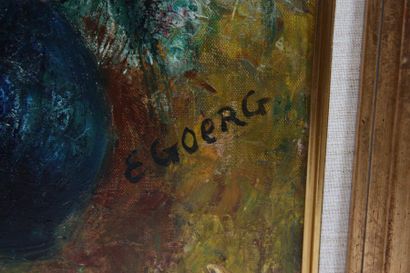 null TABLEAU "BOUQUET DE FLEUR" DE EDOUARD GOERG (1893-1969)

Huile sur toile signée...
