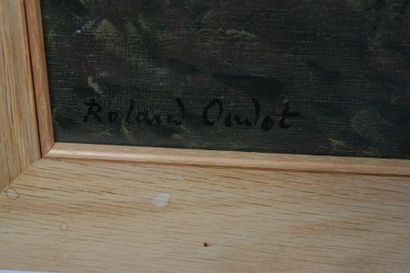 null TABLEAU "PAYSAGE NOCTURNE" DE ROLAND OUDOT (1897-1981)

Huile sur toile signée...