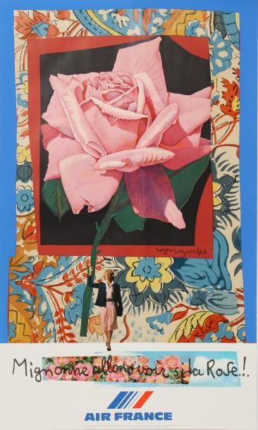 null AFFICHE "AIR FRANCE MIGNONNE SI LA ROSE!" 1980 DE ROGER BEZOMBES

Imprimerie...