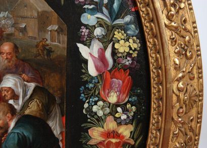 null Frans FRANCKEN Le JEUNE (Anvers 1581-1642)

"L'Adoration des bergers dans une...