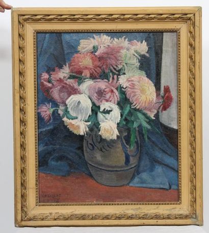 null TABLEAU "BOUQUET DE FLEURS" DE LOUIS NEILLOT (1898-1973)

Huile sur toile signée...