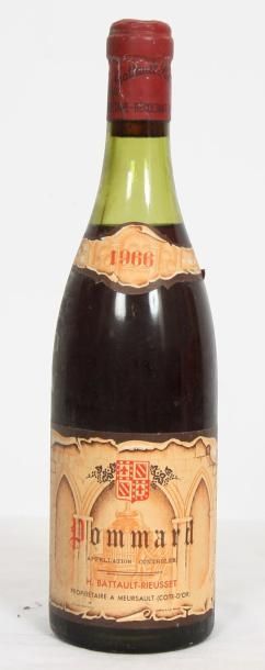 null 1 bouteille de POMMARD 1966

H. BATTAULT-RIEUSSET propriétaire à Meursault