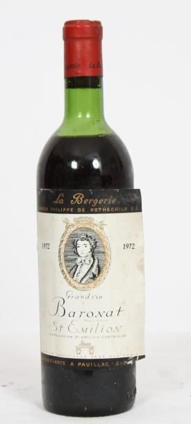 null 1 bouteille de BARONAT ST EMILION 1972

La Bergerie Baron Philippe de Roths...