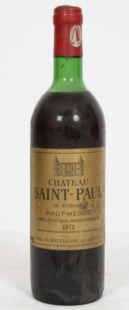 null 1 bouteille CHATEAU SAINT PAUL Haut Médoc 1972