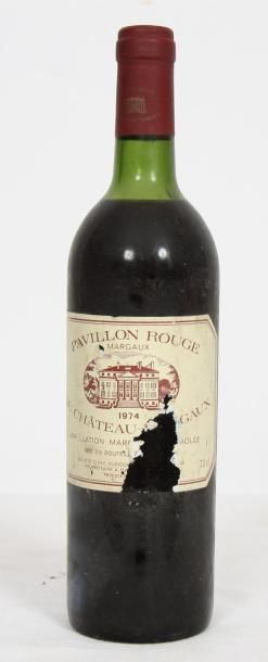 null 1 bouteille PAVILLON ROUGE Margaux 1974