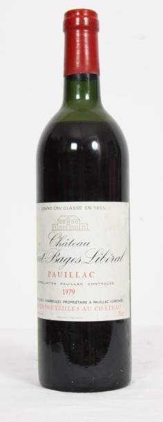 null 1 bouteille CHATEAU HAUT-BAGES LIBERAL Pauillac 1979 

Grand cru classé 185...