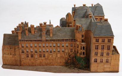 null MAQUETTE EN ALUMETTES "CHATEAU DE BLOIS"

Epoque XXème siècle

H : 38; L: 85;...