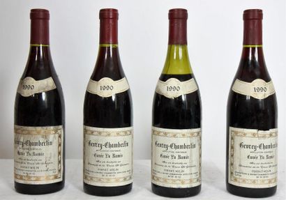 null 4 bouteilles de GEVREY CHAMBERTIN "Cuvée La Ramée" 1990

PERNET-MELIN Propriétaire...