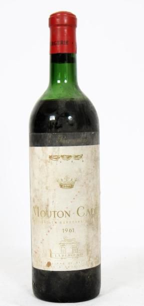null 1 bouteille de MOUTON-CADET 1961

LA BERGERIE