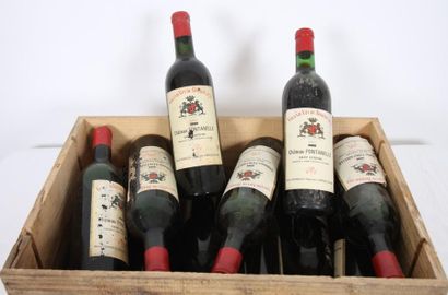 null 12 bouteilles CHATEAU FONTANELLE SAINT ESTEPHE 1967