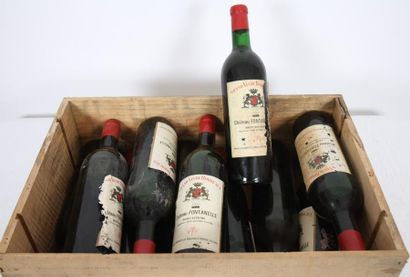 null 11 bouteilles CHATEAU FONTANELLE SAINT ESTEPHE 1967