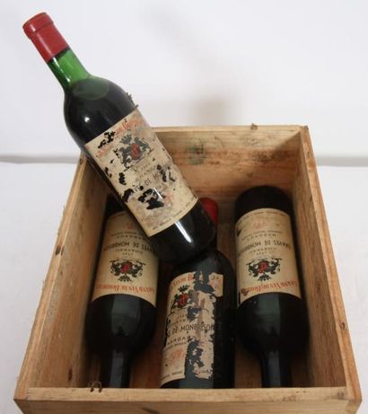 null 4 bouteilles CHATEAU GRAVES DE MONBRISON MARGAUX 1969

Michel Roumazeille, ...