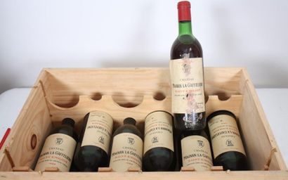 null 7 bouteilles CHATEAU MAGNAN LA GAFFELIERE SAINT-EMILION Grand Cru 1969