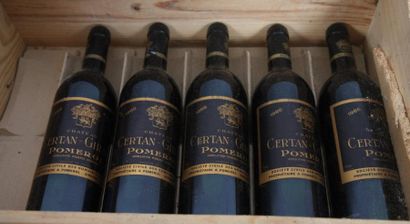null 5 bouteilles Château CERTAN-GIRAUD POMEROL 1986