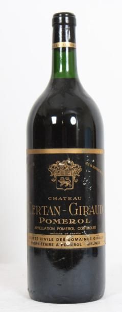 null 1 magnum Château CERTAN-GIRAUD POMEROL 1986