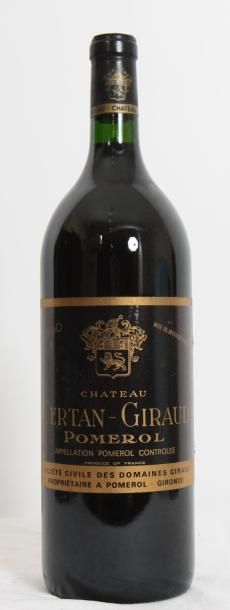 null 1 magnum Château CERTAN-GIRAUD POMEROL 1990