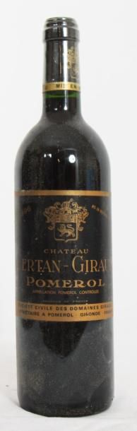 null 1 bouteille Château CERTAN-GIRAUD POMEROL 1996