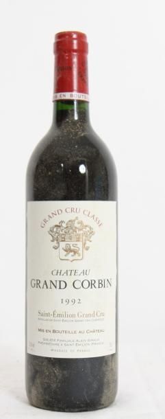 null 1 bouteille Château GRAND CORBIN GRAND CRU CLASSE SAINT EMILION GRAND CRU 1...