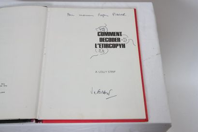 null BD "HYPOCRITE COMMENT DECODER L'ETIRCOPYH" DE J.C.FOREST dédicacée à ROGER-PIERRE...