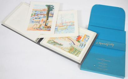 null COFFRET DE LITHOGRAPHIES "PORT GRIMAUD" DE SERGE MENDJISKY (1929-2017)

Ensemble...