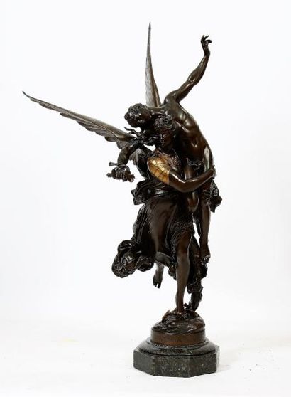 null BRONZE "GLORIA VICTIS" DE ANTONIN MERCIE (1845-1916)

Bronze à patine marron...