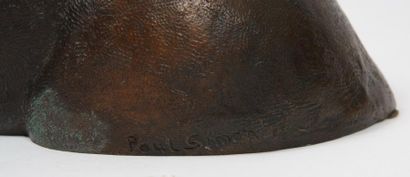 null BRONZE "BICHE ET SON FAON" DE PAUL SIMON (1892-1979)

Bronze à patine marron...