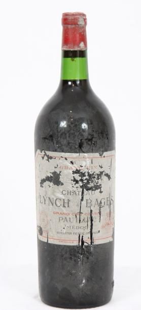 null 1 magnum LYNCH-BAGES Pauillac 1975