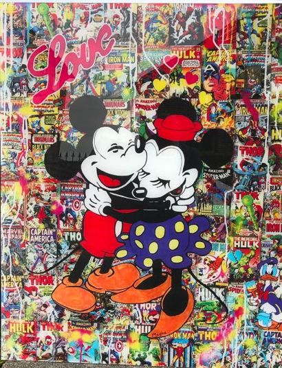 null YMAGINE

"MICKEY ET MINNIE" 2016

En plexiglas, signé.

Oeuvre tirée à 5 exemplaires....