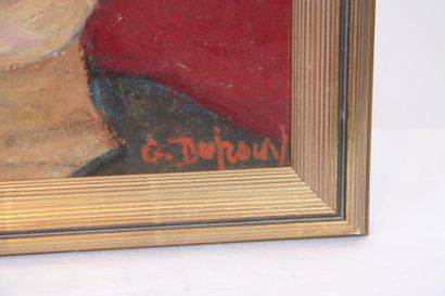 null TABLEAU "PORTRAIT D'EDITH PIAF" DE GEORGETTE DUPOUY (1901-1992)

Huile sur panneau,...