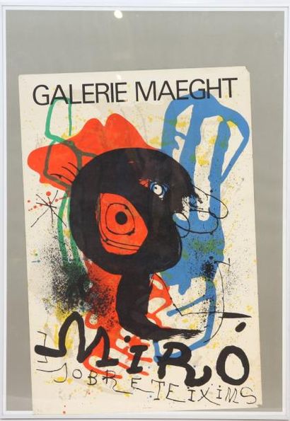 null AFFICHE DE MIRO "GALERIE MAEGHT 1970

Encadrée sous verre.

Edition "ARTE-PARIS"...