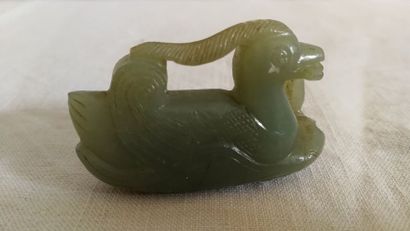 null Petit canard en jade. Chine. 5 cm