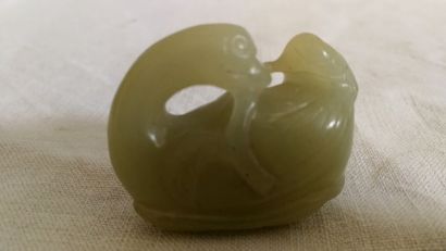 null Petit canard en jade. Chine. 4,5 cm