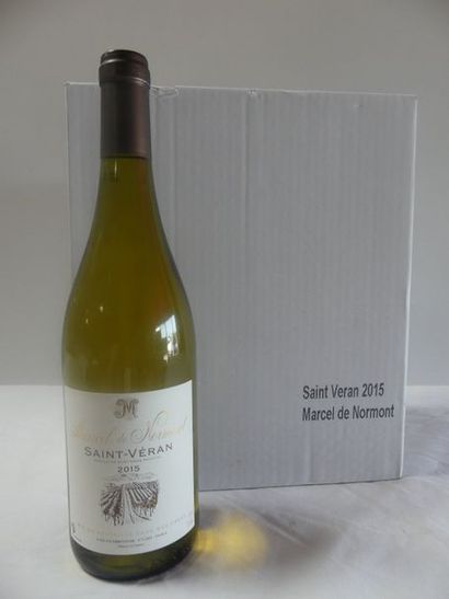 null 12 Bourgogne Blanc St Véran Marcel de Normont 2015