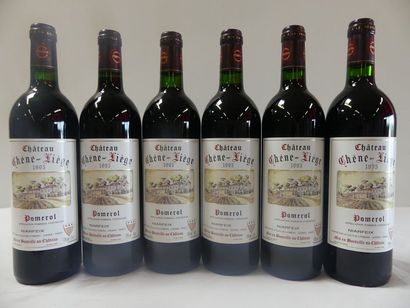 null 6 Pomerol Château Chêne Liège Récoltant Niarfeix 1995