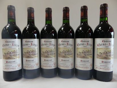 null 6 Pomerol Château Chêne Liège Récoltant Niarfeix 1995