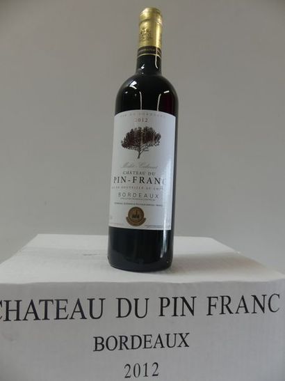 null 6 Château Pin Franc Bordeaux Récoltant 2012