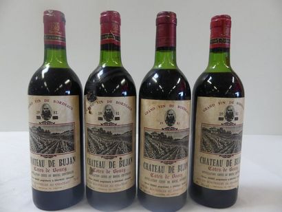 null 4 Château de Bujan Côtes de Bourg Récoltant 1981